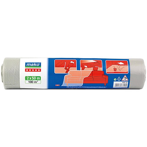 MAKO prekrivna ponjava premium (2 m x 50 m, ekstra debela) Cene