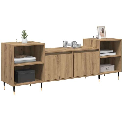 VidaXL TV ormar Umjetnički hrast 160 x 35 x 55 cm Konstruirano drvo Slike