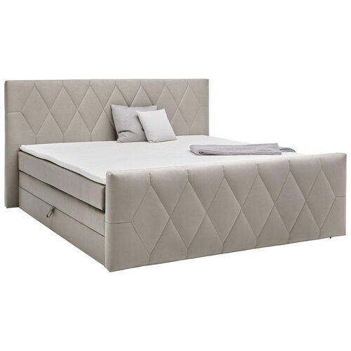 Mömax Postelja Boxspring Josie B, Bež, 180x200 Cene