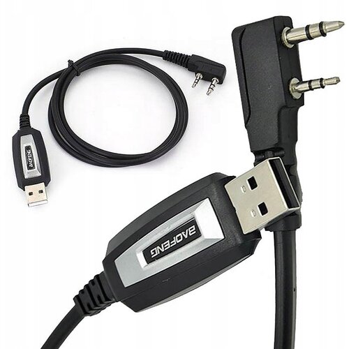 BAOFENG USB cable for programming UV-5R 82 888S UV-S9 PLUS UV-13 16 17 21 radios with a K-type plug Slike