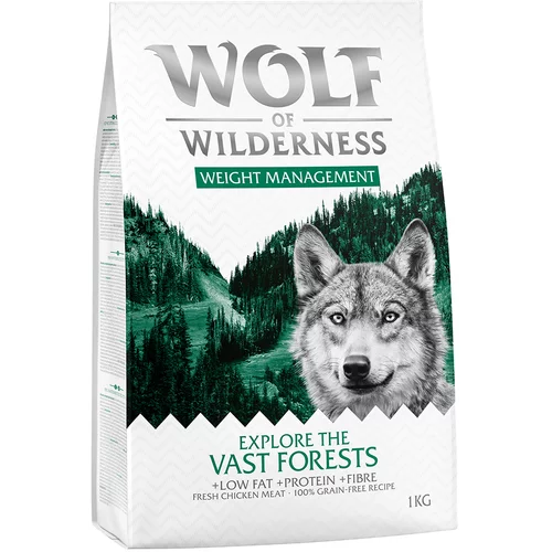Wolf of Wilderness "Explore The Vast Forests" - Weight Management - 5 x 1 kg