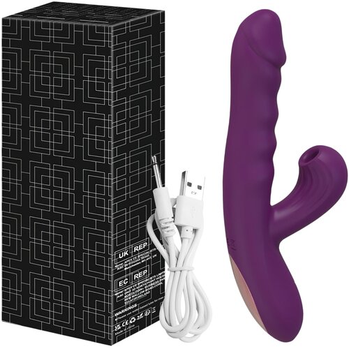 AlvUp potisni G-točka vibrator (ljubičasti) Slike