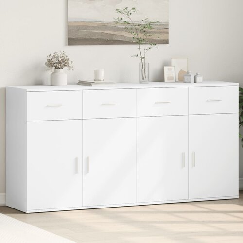 vidaXL Komoda 2 kom bijeli 79x38x80 cm od konstruiranog drva Cijene