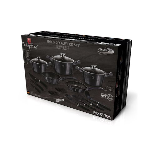 Berlinger Haus BH/6920 set jedilnega pribora, metallic line carbon pro edition, 17-delni, metallic line carbon pro edition Slike