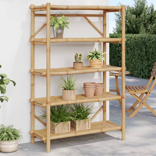  The Living Store Regal s 5 policami 100x40x150 cm bambus - Polica, (21500557) Cene