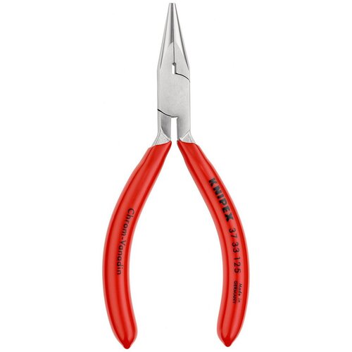 Knipex hromirane poluoble čeljusti kle&amp;scaron;ta za elektroniku 125mm (37 33 125) Slike