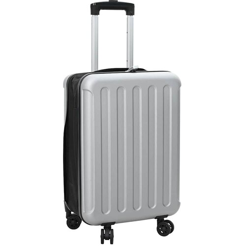 Kofer s zaključavanjem Srebrno 34 x 23 x 55.5 cm ABS plastika Cijene