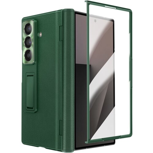 AVIZAR Celotno ohi&scaron;je za Samsung Galaxy Z Fold 7 s kaljenim steklom in stojalom, Zelena, (5000017019) Cene