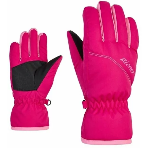 Ziener Lerin Pop Pink 7 Skijaške rukavice