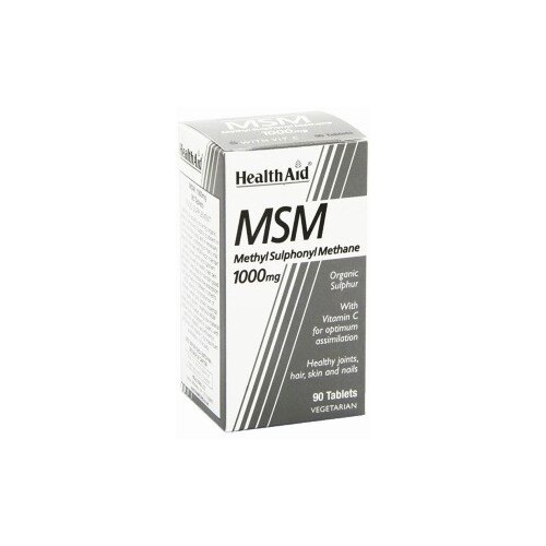 Health Aid - MSM 1000mg 90 tableta Slike