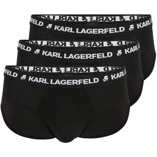 Karl Lagerfeld Spodnje hlačke črna / bela