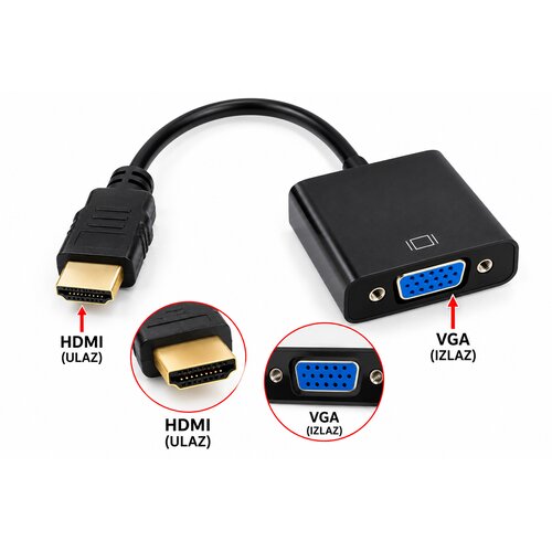 Mks HDMI na VGA adapter Cene