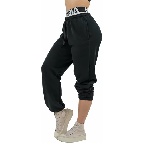 NEBBIA Fitness Sweatpants Muscle Mommy Black XS Fitnes hlače