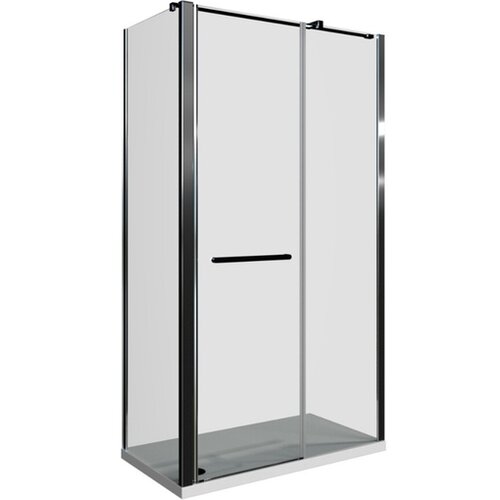 Armal pravokotna tu&amp;scaron; kabina Modul 80, krom profili, prozorno steklo - MODUL K 110x80 Slike