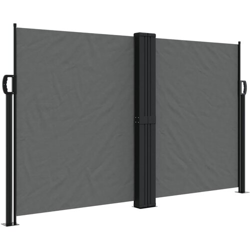 vidaXL Uvlačiva bočna tenda 140 x 600 cm antracit Cene