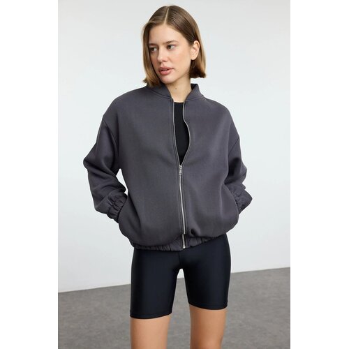 TRENDYOLMILLA ženski duks Twoaw25Sw00122, Siva-Antracit Cene