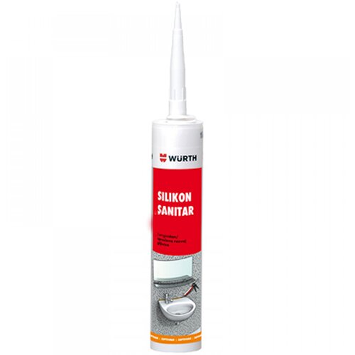  Silikon Wurth sanitar transparentni 280ml Slike