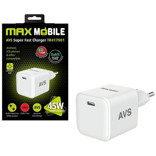 Max Mobile KUĆNI PUNJAČ PD SUPER FAST CHARGE,Type C AVS TR417,Gan45W Cijene