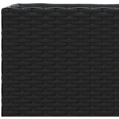  Vrtna sadilica crna 36 x 30 x 32 cm od poliratana Slike