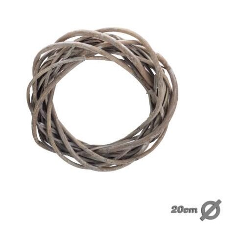 RAYHER Venec pleten, siv, 20 cm x 6 cm, (20633993) Slike