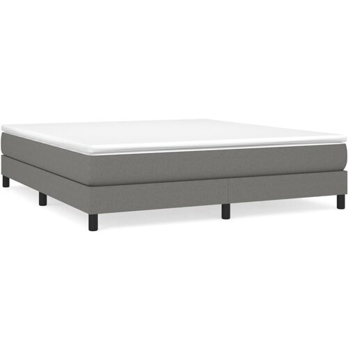 Maison Chic Box spring postelja - Vzmetna postelja z vzmetnico temno siva 180x200 cm blago SL21241, (21892912) Cene