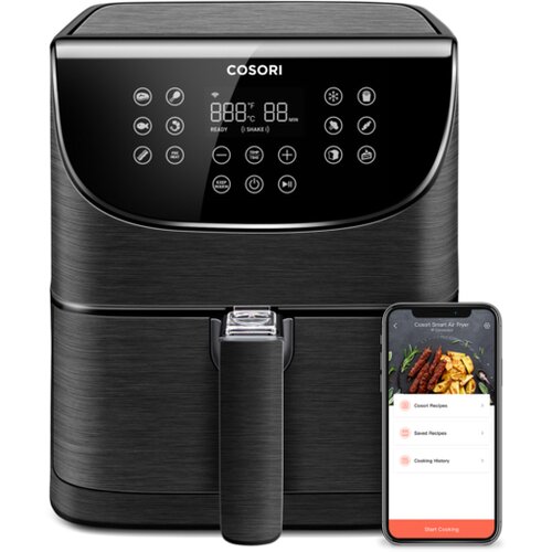 Cosori Premium Smart cvrtnik 5,5L XXL (CS158-RXB) 1700W vroči zrak, VeSync App, BPA-free, Premaz proti prijemanju Slike