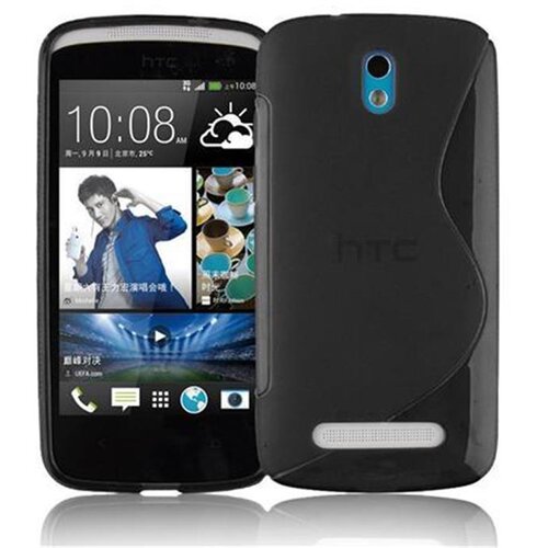 Cadorabo Case, združljiv s HTC v oksidnem črni barvi - za&scaron;čitni pokrov iz fleksibilnega silikona TPU, (20589513) Cene