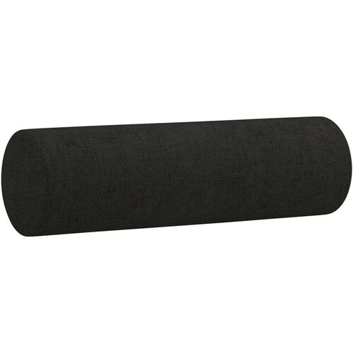  3-dijelni set sofa s jastucima crni od mikrovlakana Slike