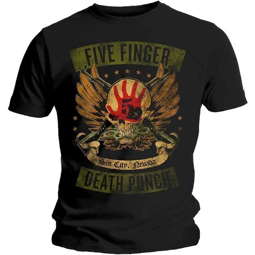 Five Finger Death Punch Košulja Locked & Loaded Unisex Black 2XL