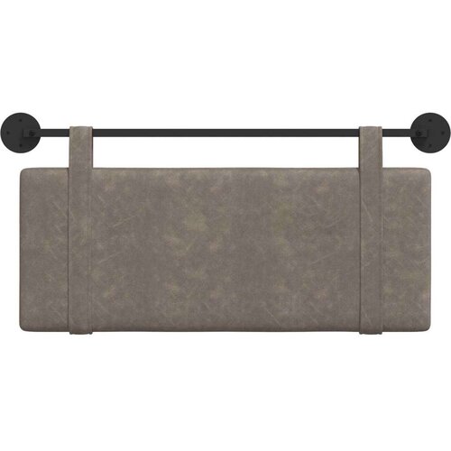  Držeće uzglavlje Zidne Sivi 110 x 55 x 5 cm Antikni PU - Sivi 100 cm bez LED Slike