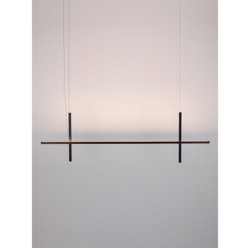 Nova Luce Mat crna LED viseća svjetiljka aluminijska sa sjenilom od akrilnog stakla Looma &amp;ndash; Slike