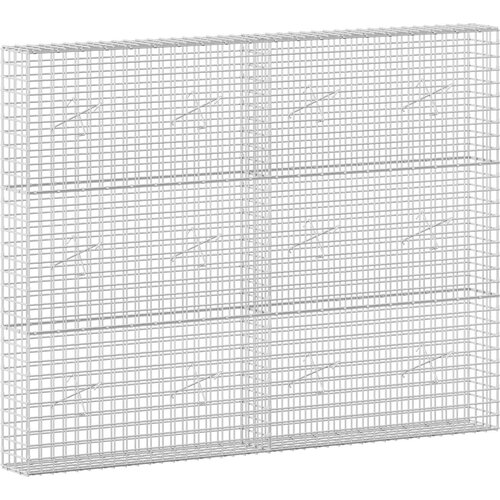  Gabion s 5 mm žicom i mrežom 5x5 cm 200x20x150 cm Slike