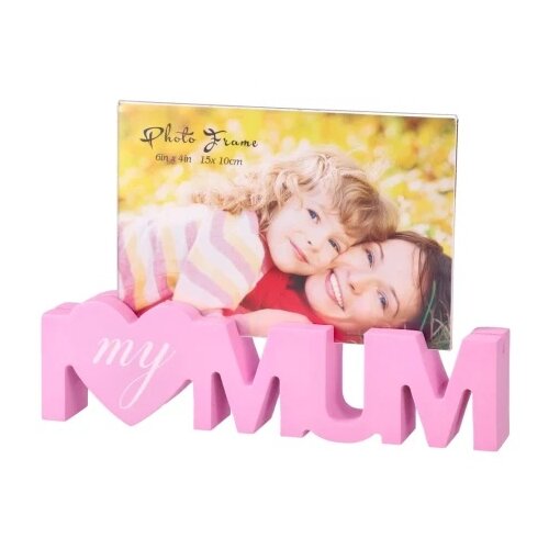 Takk Woody, ram za fotografije, drvo, I love my mum, 10x15cm Slike