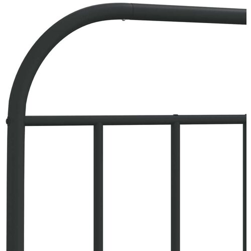  Metalno uzglavlje crno 80 cm Slike