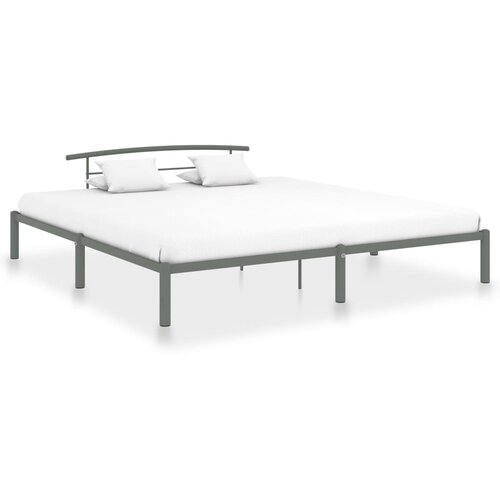  Okvir za krevet sivi metalni 200 x 200 cm Cene
