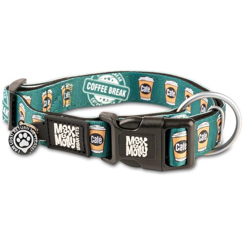 Max&amp;amp;Molly Ogrlica Smart ID Coffe Break, L &amp;ndash; 2,5 cm x 39-62 cm Slike