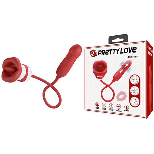  Vibrator za duplu stimulaciju Ashly, 48.6cm Slike