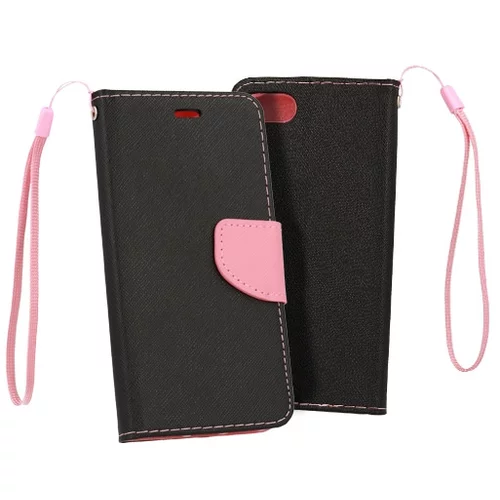 preklopna torbica Fancy Diary Xiaomi Redmi Note 7 / Note 7 PRO - črno roza