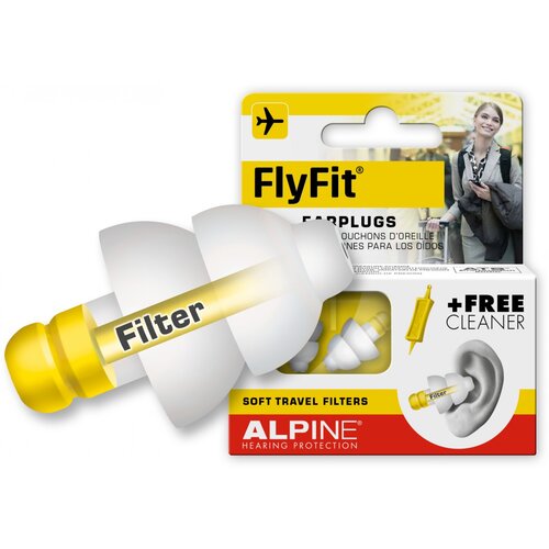  Čepki Za U&amp;scaron;esa - Za Potovanja - Flyfit Earplugs Alpine - Par Slike