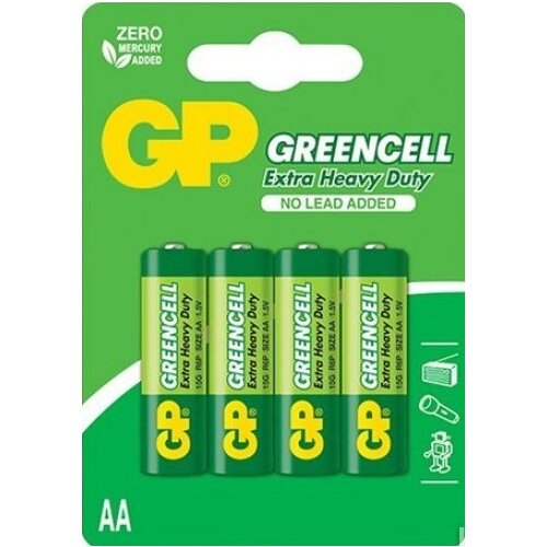 GP Batteries Baterija AA GP 15G-U4 / R6 4/1 blister 1,2V Cene