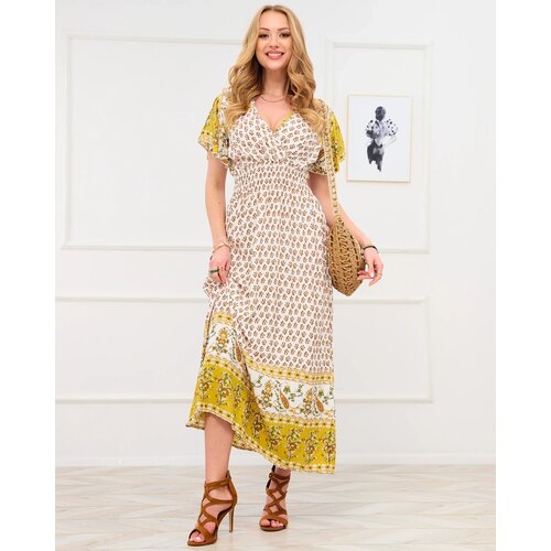 Resti White summer maxi dress - Clothing Cene