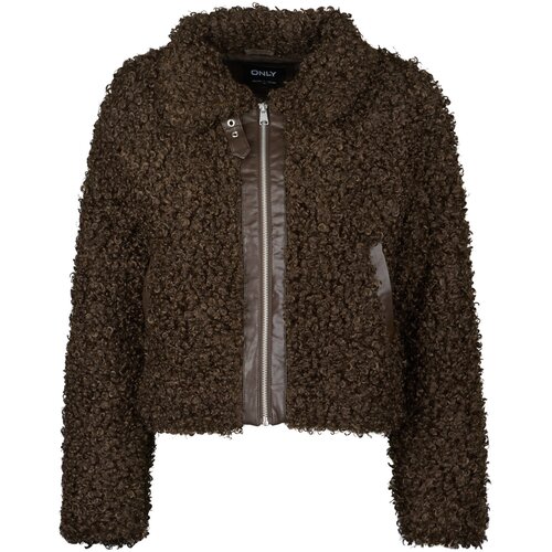 Only Jakne ONLTILDA TEDDY JACKET Kostanjeva Cene