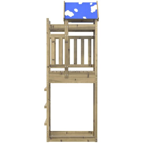  Igraći Toranj Smeđa Solidno Impregnirano Drvo 85 x 52,5 x 239 cm Slike