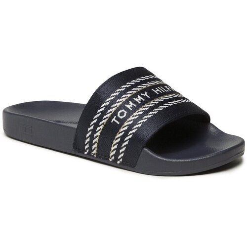 Tommy Hilfiger TOMMY WEBBING SLIDE Tamno plava Cijene