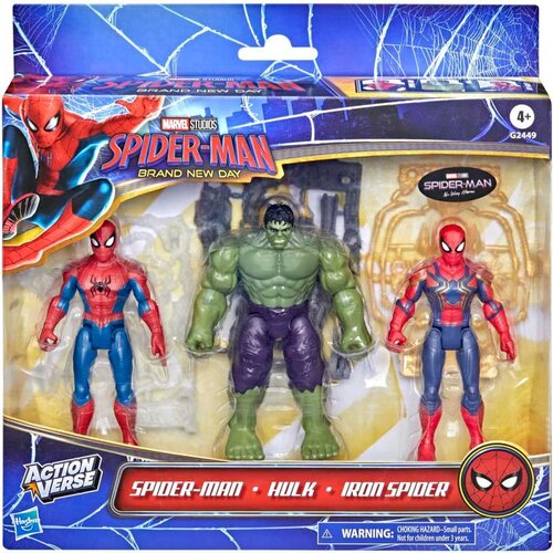 Hasbro Spider-Man Popolnoma nov dan: ActionVerse akcijske figure, komplet 3 kosov &amp;ndash; Slike