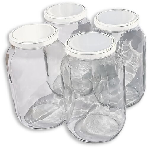  Gospodinjski set kozarcev TO 2500 (2500 ml, s pokrovčki ∅ 100 mm, 4 kosi) Cene