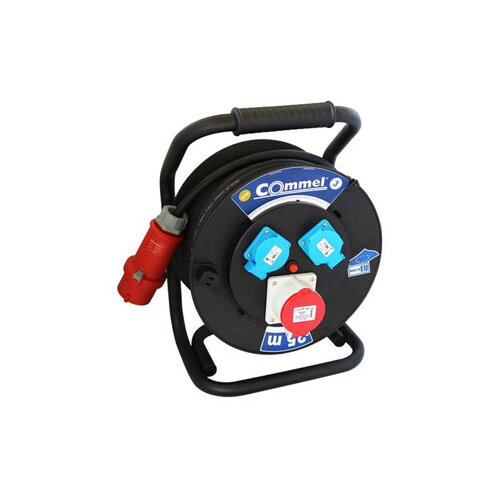 Commel kabl sa motalicom na pvc bubnju 280mm trofazni 25m C0938 Cene