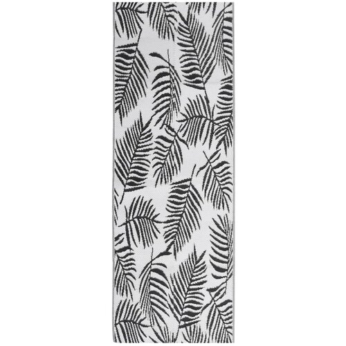vidaXL Zunanja preproga črna 80x250 cm PP, (21027373) Cene