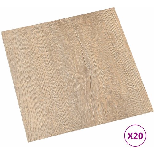  Samoljepljive Pločice za Pod Tamno Smeđa i Siva 30,5 x 30,5 cm Slike