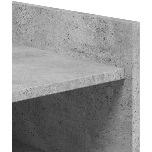vidaXL Omarica za čevlje betonsko siva 52x37,5x100 cm inženirski les Cene